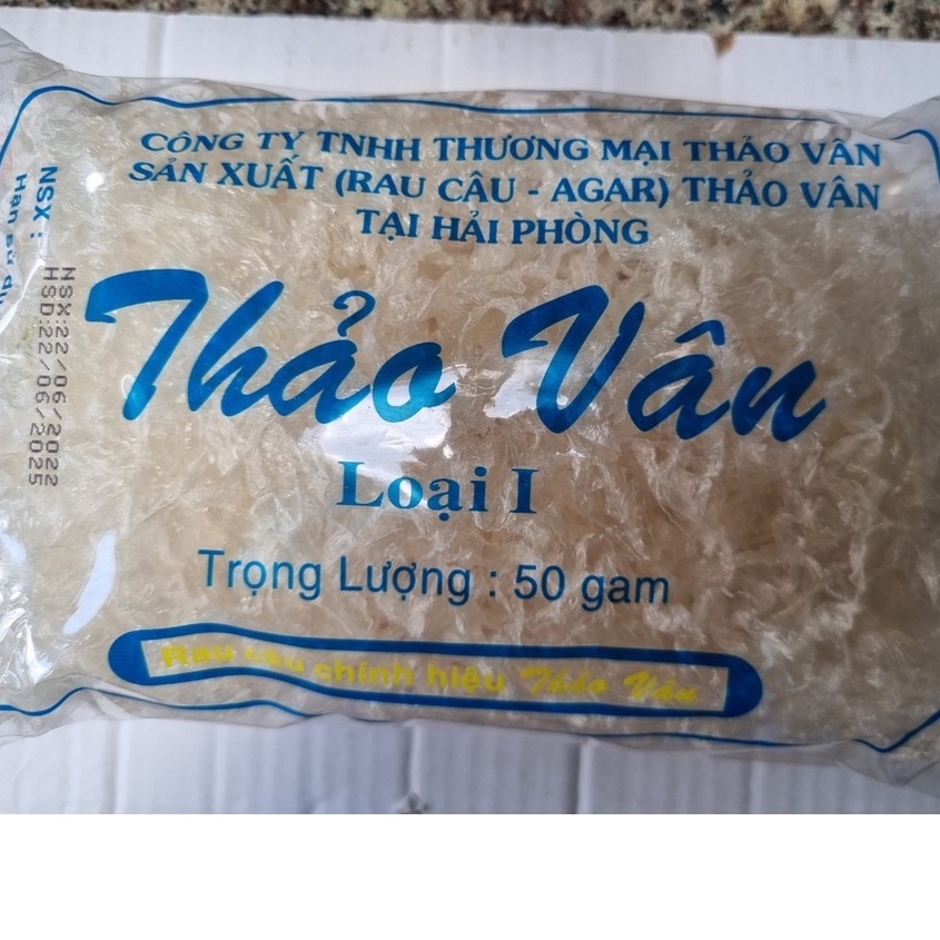Rau câu sợi Thảo Vân dùng làm bánh, gỏi chay, mặn; ăn kiênng. HSD 2025