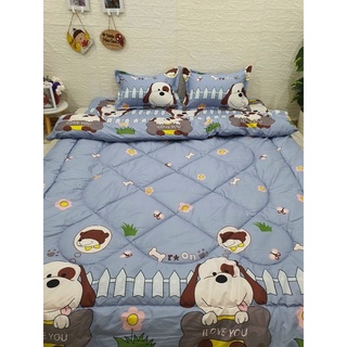 sét chăn phao ga gối poly cotton (chát chọn mẫu)