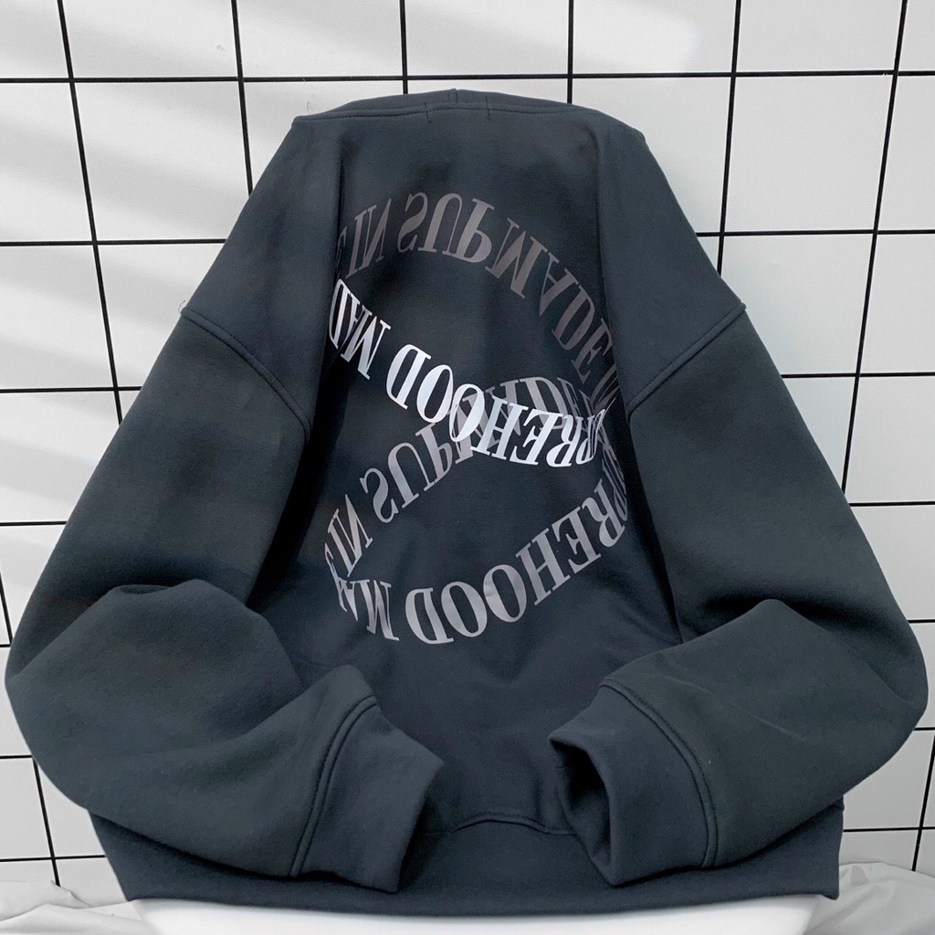 Áo Khoác Hoodie ZIP MAD Form Rộng Vải Nỉ Bông Phong Cách Ulzzang Unisex | BigBuy360 - bigbuy360.vn