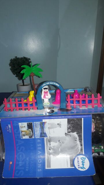 Set mô hình đồ chơi 3 bộ vườn thú