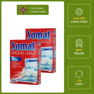 Muối rủa chén bát Somat Đức 1.2kg dùng cho máy rửa bát