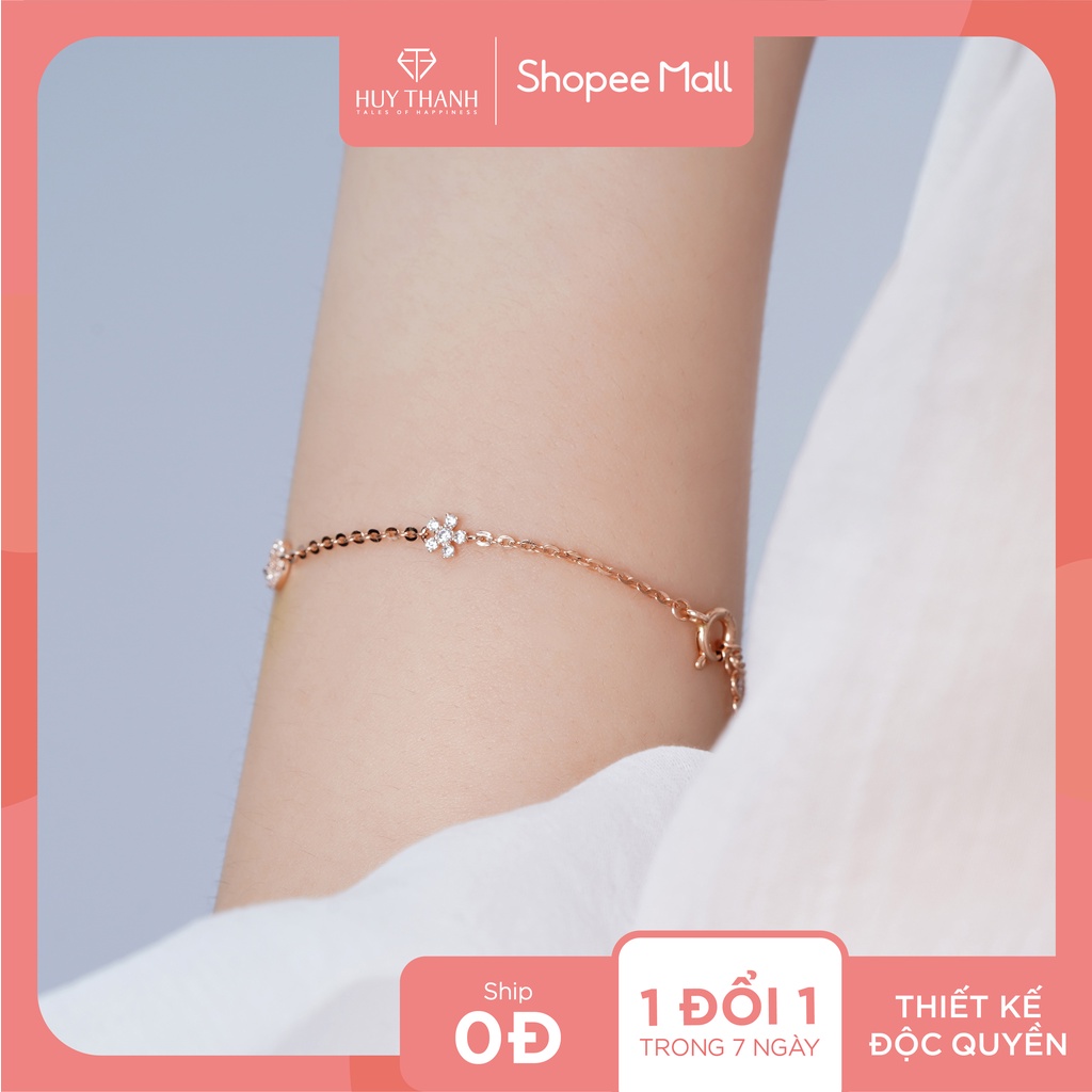 Lắc tay vàng 14k LLF135 Huy Thanh Jewelry