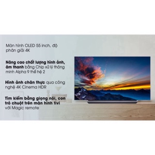 Shop Uy Tín HoangHai - Smart tivi OLED LG 4K 55 inch 55C9PTA. Giao nhanh , lắp đặt miễn phí đầy đủ Chatluong điểm 10