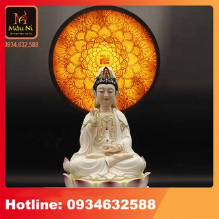 [SALE HOT] Đèn thờ vòng Hào Quang phật 198, khung sắt, Đường kính 30cm (đặt tượng thờ cao 25cm đến 40cm)