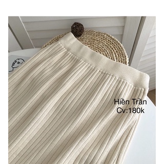 Chân váy len dáng xoè ( ảnh thật, có sẵn)
