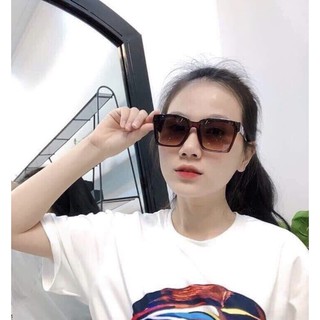 Kính Mát Nữ Sành Điệu - Kính Mát Thời Trang Gọng Nhựa Dẻo Cao Cấp KM5006