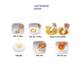 [Sale] Bộ chế biến ăn dặm kiểu Nhật Richell