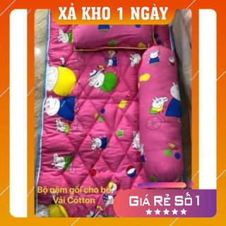 Bộ nệm gối cho bé ( đi học) chat chọ mẫu) (shopmh59)