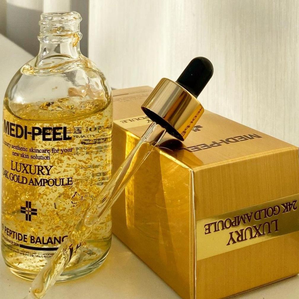 SERUM TINH CHẤT VÀNG MEDI PEEL LUXURY 24K GOLD AMPOULE (Date mới nhất) - HÀN QUỐC