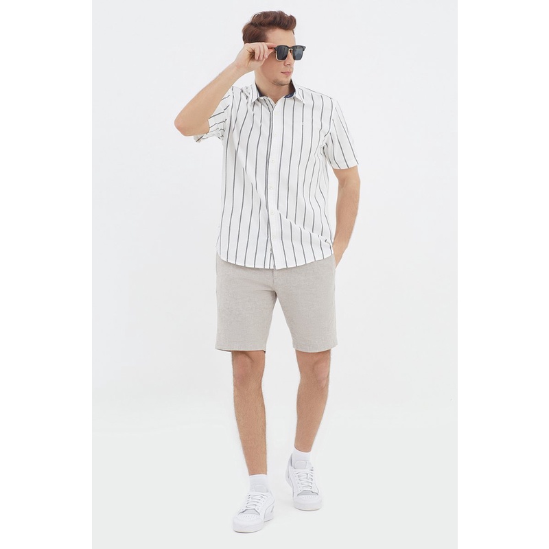 Áo sơ mi tay ngắn , thời thượng, lịch lãm, chỉn chu John Henry - WS21SS57C-SC