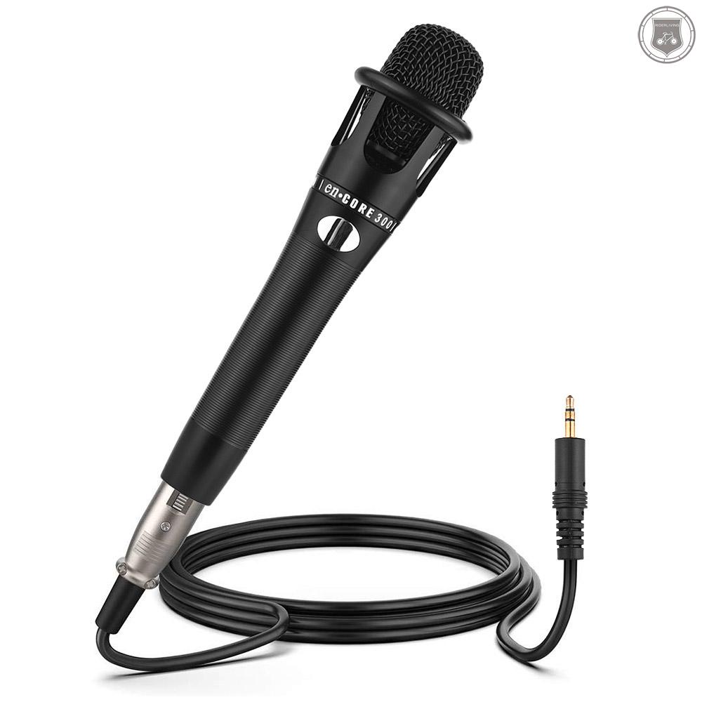 Micro Cầm Tay Có Dây Jack Cắm 3.5mm Dùng Để Hát Karaoke / Phát Sóng Trực Tiếp