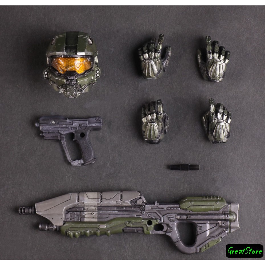 ( HÀNG CÓ SẴN ) MÔ HÌNH NHÂN VẬT Master Chief  trong HALO PA FIGMA CỬ ĐỘNG ĐƯỢC 26cm PAK