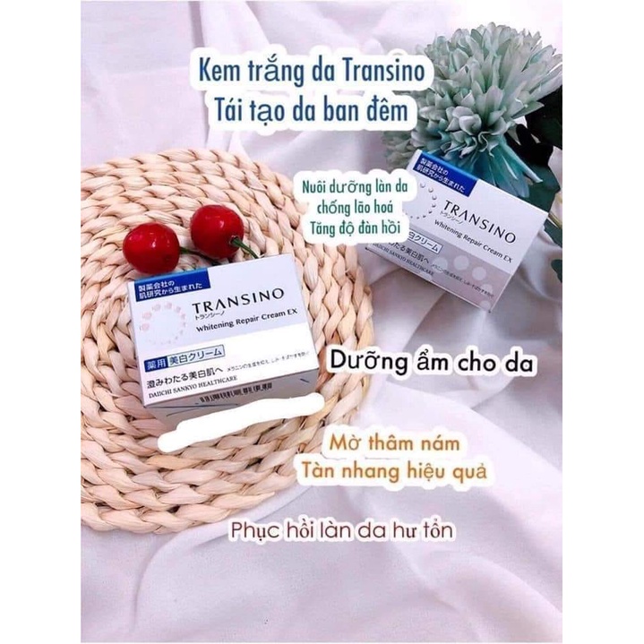 Kem dưỡng trắng da ban đêm Transino Whitening Repair Cream EX 35g