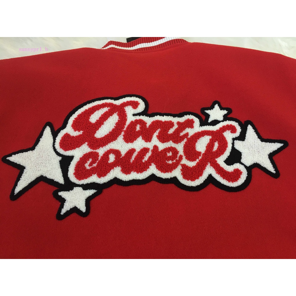 Áo khoác bóng chày thêu chữ phong cách Hip Hop cho nam