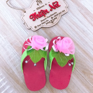 Dép đồ chơi mầm non tự làm trang trí