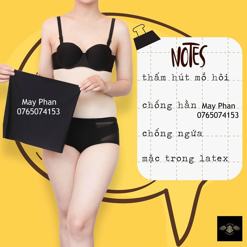 Áo liner áo lót xuất Nhật mặc trong latex corset chống hằn ngứa. thấm hút mồ hôi tốt