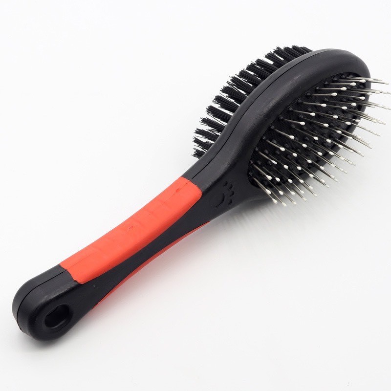 Lược+bàn chải 2 trong 1 dùng để chải lông và massage kích thích lưu thông máu cho thú cưng