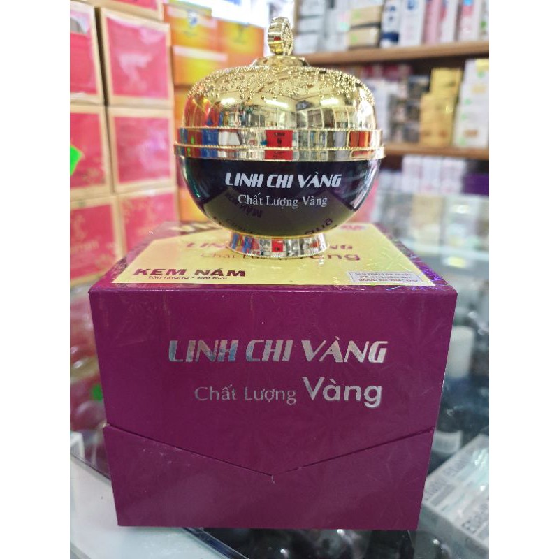 kem linh chi vàng nám tàn nhang 35gr