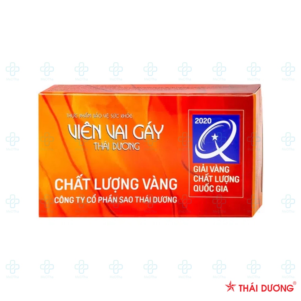 Viên Vai Gáy Thái Dương - Hỗ trợ giảm đau mỏi lưng vai gáy (Hộp 12 viên) [Chính hãng]