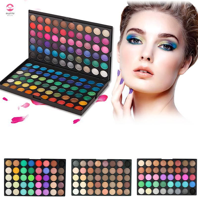 120 Colors Eyeshadow Palette Cosmetics Makeup 3 Layers Eye Shadow Combo Palette Set Beauty Tools