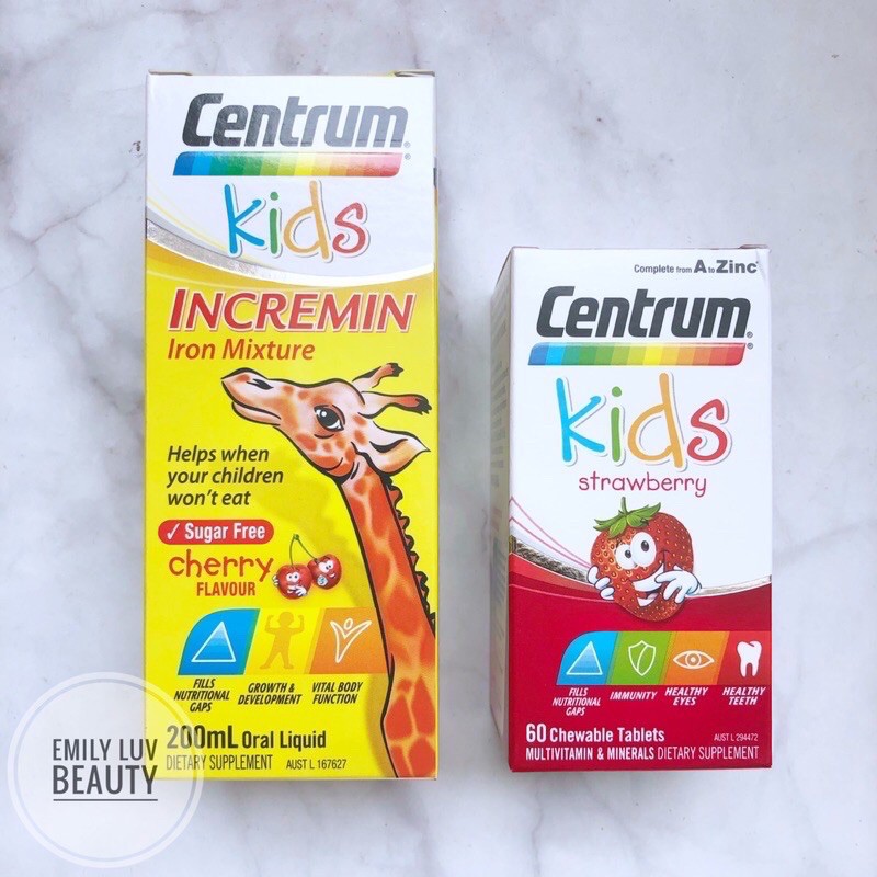 Siro CenTrum Kids cho bé ăn ngon miệng, hấp thụ tốt