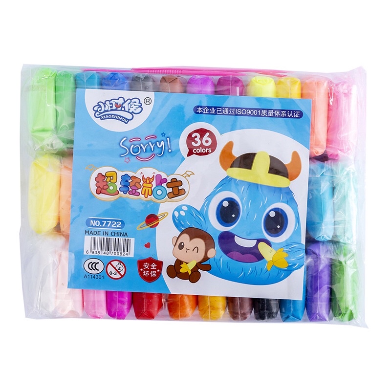 Đất nặn đất sét tự khô thành xốp nhiều màu Softclay đồ chơi an toàn cho bé CAMI KIDS