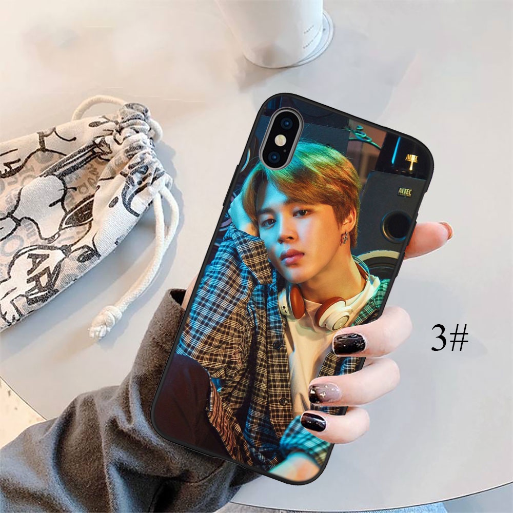 Ốp Điện Thoại Silicon Dẻo In Hình Nhóm Nhạc KPOP Jimin FO42 Cho iPhone 5 5S 6 6S 7 8 11 Pro Max Plus SE