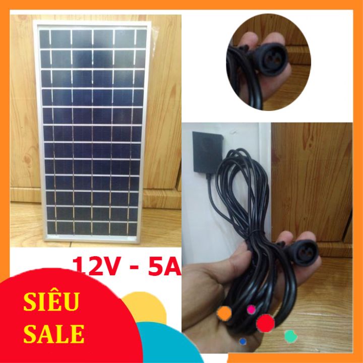 Phụ kiện Solar - TẤM PIN NĂNG LƯỢNG MẶT TRỜI 12W