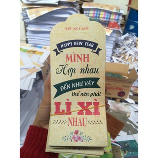 Sỉ 1000c phong bao lì xì hàng đẹp có sẵn đủ mẫu