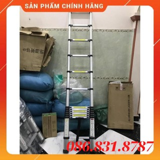 [Hàng Nhập Khẩu] THANG NHÔM RÚT GỌN 5M4 - BH 24 THÁNG
