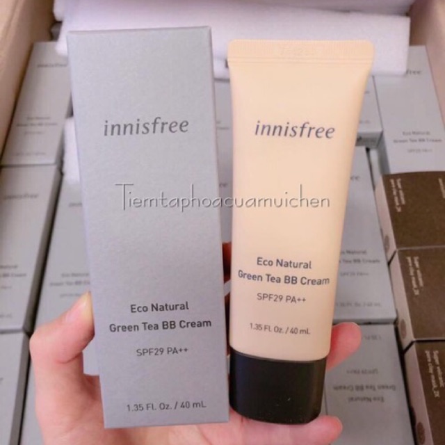 [Chính hãng] BB Cream Cho Da Mụn Trà Xanh Innisfree Eco Natural Green Tea BB Cream SPF29 PA++