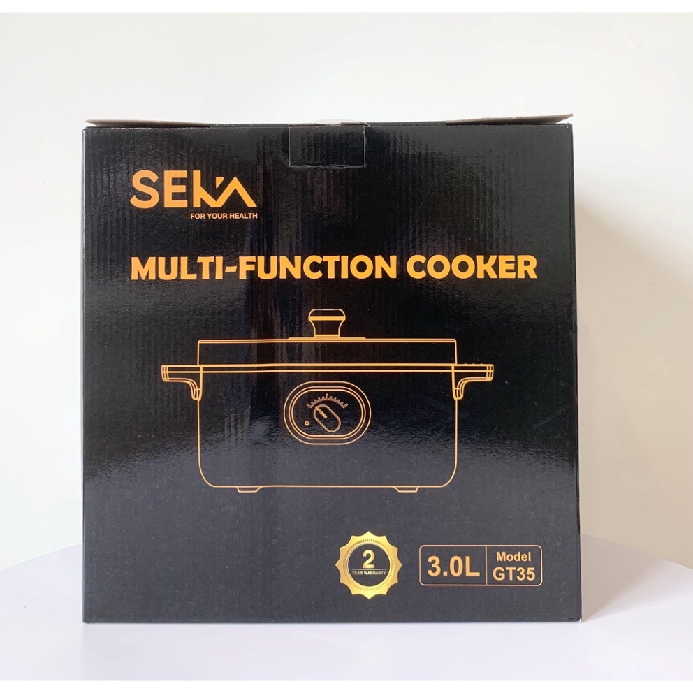 NỒI LẨU ĐIỆN ĐA NĂNG SEKA GT35 DUNG TÍCH 3 LÍT CHẤT LIỆU HỢP KIM CAO CẤP