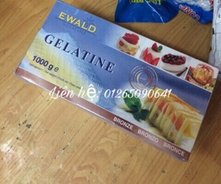 Lá Gelatine nhập từ Đức