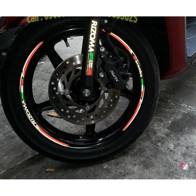 🏍 TEM PHUỘC, TEM SƯỜN, ( RIZOMA, BREMBO, TRD, PERFORMANTE) DÁN MỌI LOẠI XE ( GIÁ 1 ĐÔI) 🏍