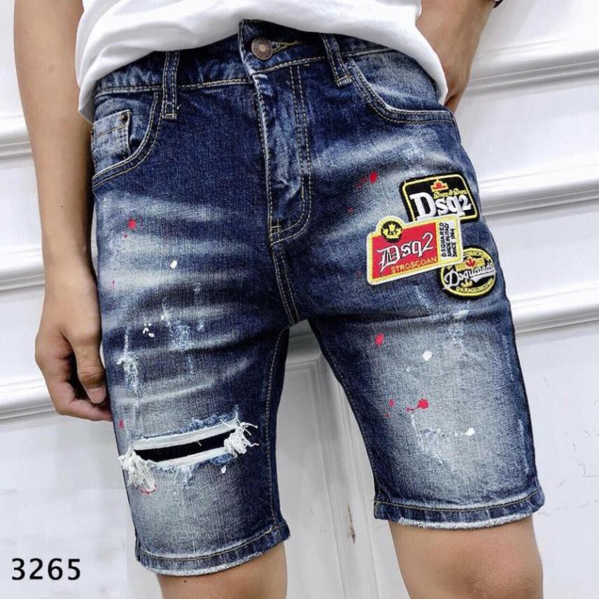 Quần short jean quần sọt jean nam in thêu mẫu mới nhất hiện nay 👑 Đẹp