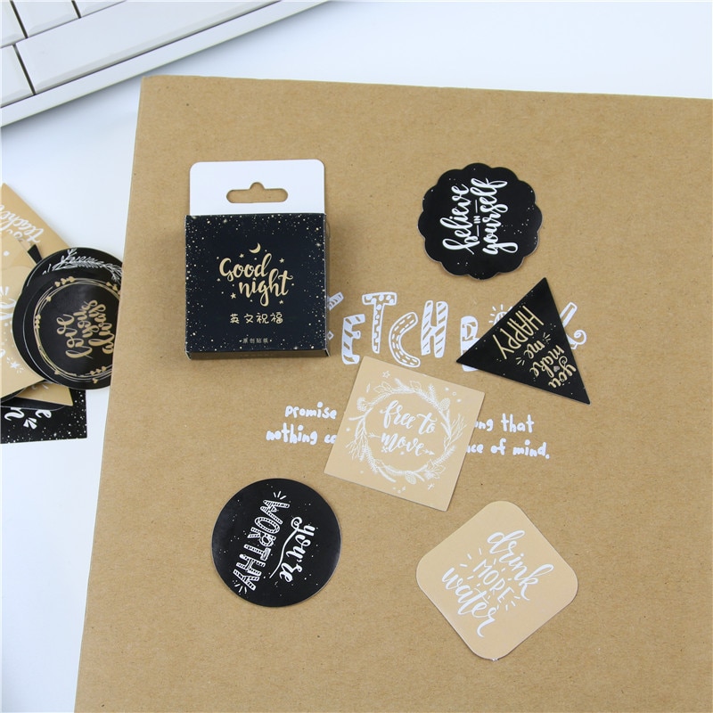 Set 45 Miếng Dán Trang Trí Dễ Thương