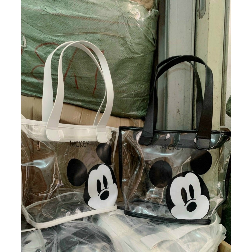 Túi mickey trong suốt trẻ trung cá tính