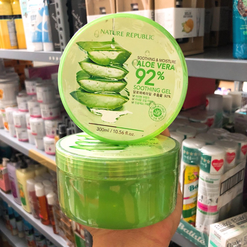 GEL LÔ HỘI ALOE VERA 92% NATURE REPUBLIC