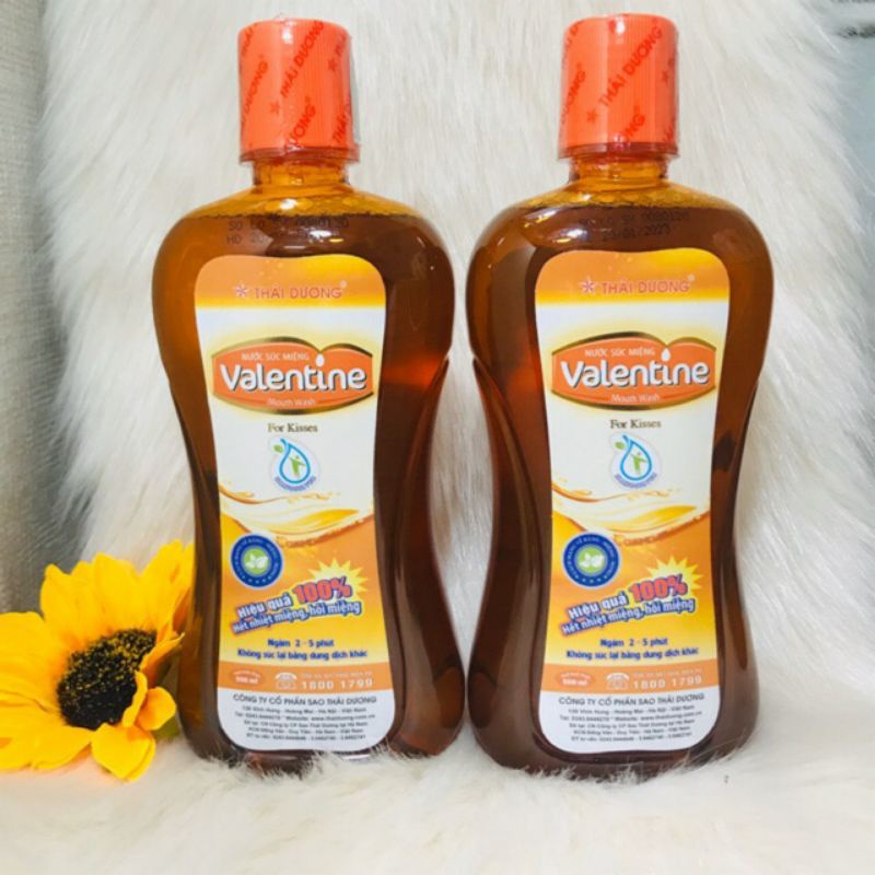 Nước súc miệng VALENTINE nano bạc cho cả gia đình