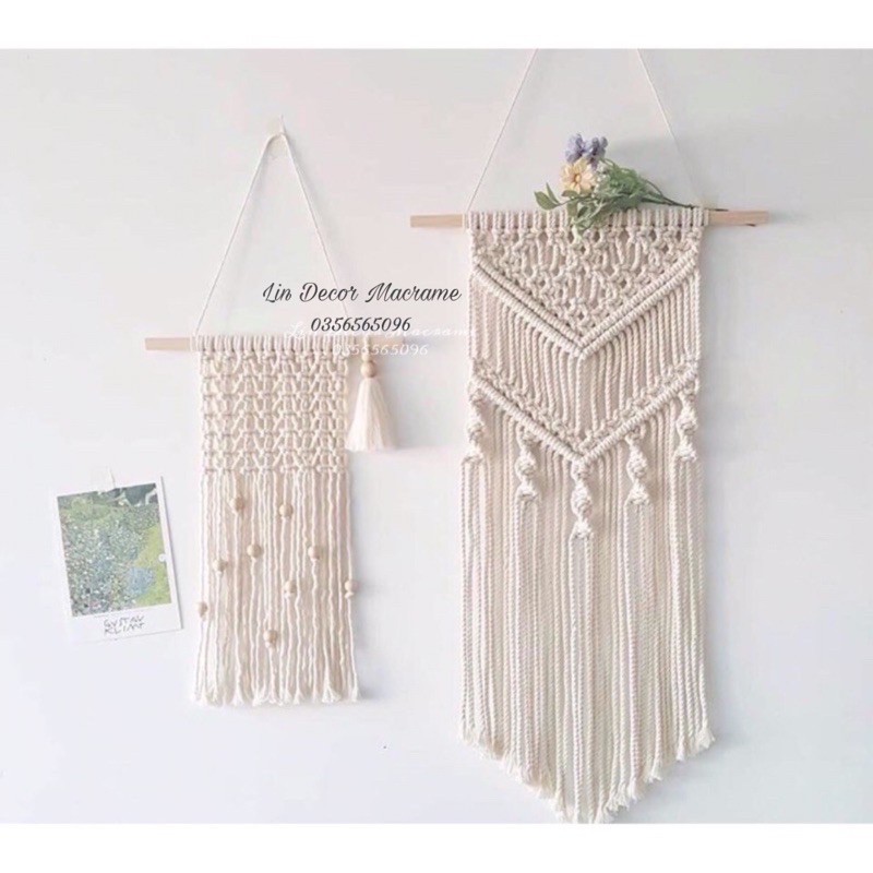 Mành Treo - Rèm Treo Macrame trang trí decor nhà cửa LT28