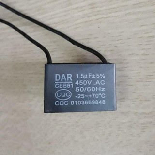 [Mã ELHA22 giảm 5% đơn 300K] Tụ quạt 1,5uF , 2uF , 2,5uF , 3uF - Tụ loại tốt, cực bền
