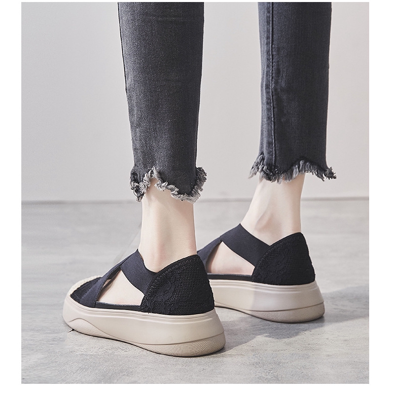 Giày sandal phong cách Hàn Quốc năng động trẻ trung dành cho nữ