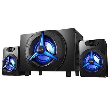 SIÊU HOT Loa Vi Tính Loa Máy Tính Bluetooth 2.1 Kisonli TM-7000A Đèn Led RGB Công Suất 25W Có Khe Cắm USB, Thẻ Nhớ