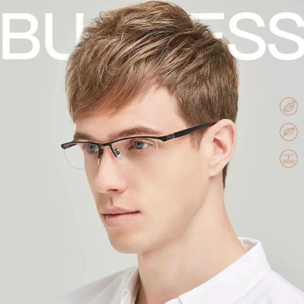 Kính đọc sách gọng kim loại siêu nhẹ nhiều màu phong cách cổ điển cho nam