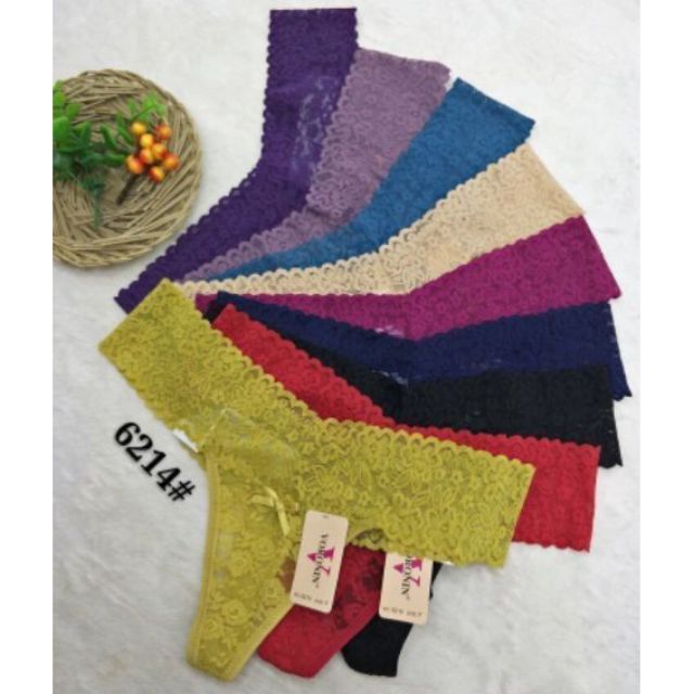 Lố 10 Quần lót nữ - Quần ren lọt khe sexy 6214 | BigBuy360 - bigbuy360.vn