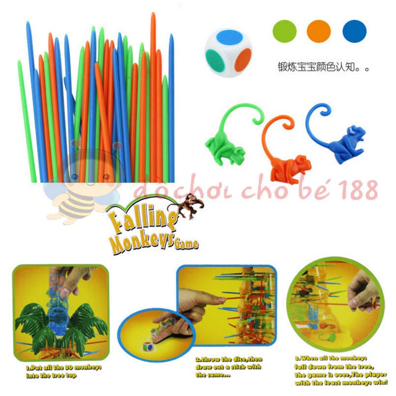 Trò chơi rút khỉ , Trò chơi rung cây nhát khỉ, khỉ cân bằng
