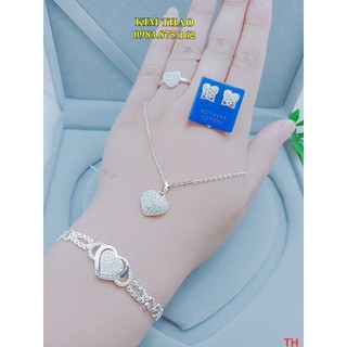 Bộ dây chuyền tim 5 món