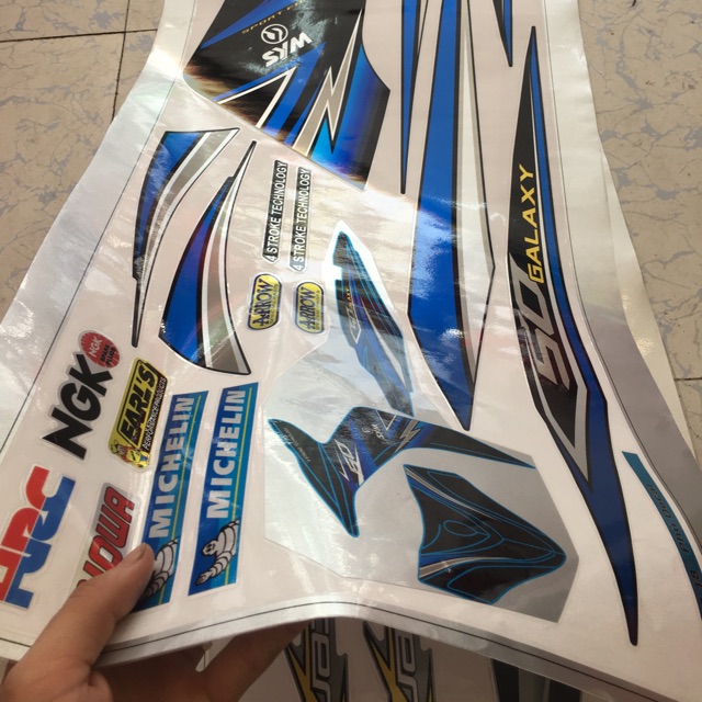 Tem rời Galaxy Xanh Candy