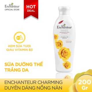 Sữa dưỡng thể enchanted trắng da