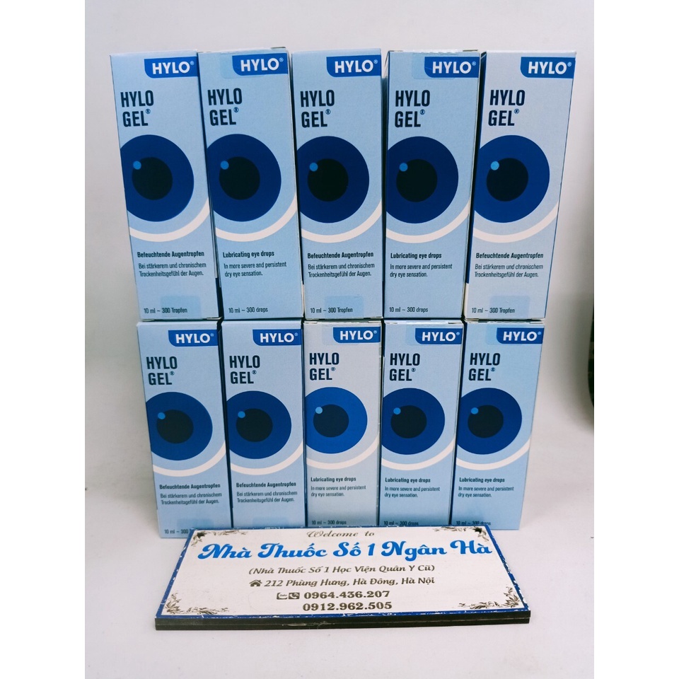 HYLO GEL 0,2% 10ml– NƯỚC MẮT NHÂN TẠO VÀ HỆ THỐNG BƠM VÔ KHUẨN ĐỊNH LIỀU COMOD